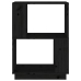 Estantería/divisor de espacios madera pino negro 51x25x70 cm