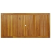Juego de comedor de jardín 9 piezas madera maciza de acacia