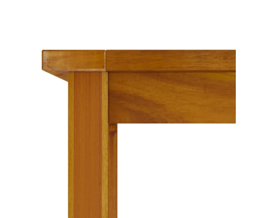 Juego de comedor de jardín 9 piezas madera maciza de acacia