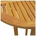 Mesa de bar plegable madera maciza de teca 90x65x105 cm