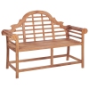 vidaXL Banco de jardín madera maciza de teca 127x58,5x92,5 cm