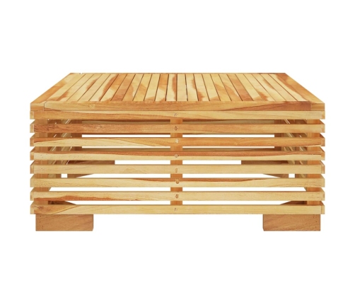 Juego de muebles de jardín 2 piezas madera maciza de teca