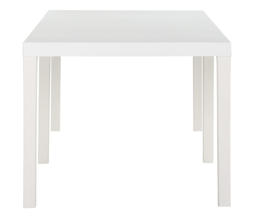 Mesa de jardín PP blanco 220x90x72 cm