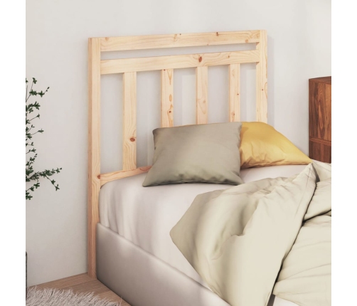 Cabecero de cama madera maciza de pino 96x4x100 cm