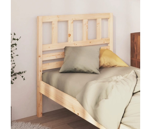 Cabecero de cama madera maciza de pino 81x4x100 cm