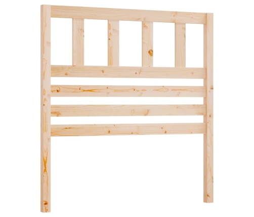 Cabecero de cama madera maciza de pino 96x4x100 cm