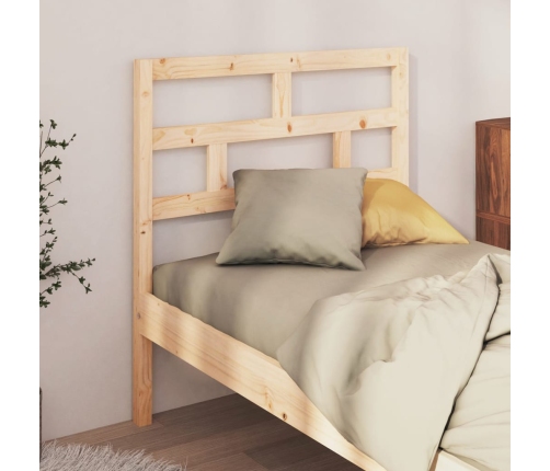 Cabecero de cama madera maciza de pino 96x4x100 cm