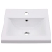 Mueble con lavabo madera contrachapada blanco brillante