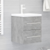 Mueble con lavabo madera de ingeniería gris hormigón