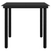 Set comedor de jardín 5 pzas y cojines ratán sintético y vidrio