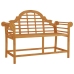 Juego muebles de jardín 4 piezas madera maciza teca