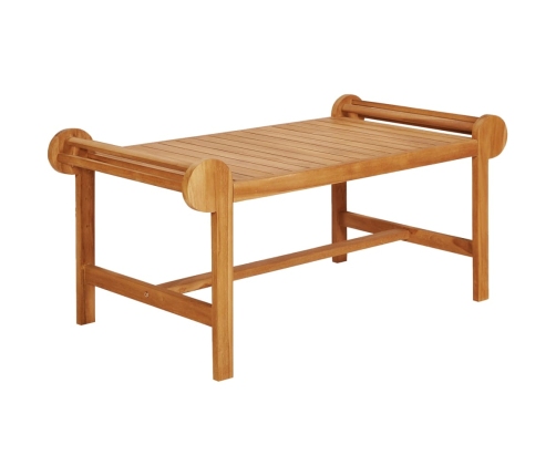Juego muebles de jardín 4 piezas madera maciza teca