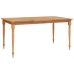 Juego de comedor de jardín 7 piezas madera maciza de teca