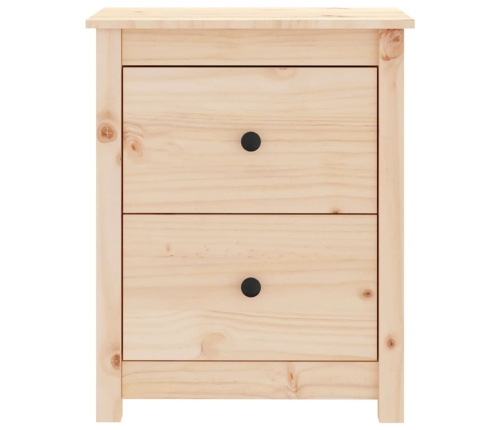 Mesita de noche madera maciza de pino 50x35x61,5 cm