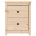 Mesita de noche madera maciza de pino 50x35x61,5 cm