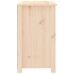 Mesita de noche madera maciza de pino 50x35x61,5 cm