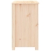 Mesitas de noche 2 uds madera maciza de pino 50x35x61,5 cm