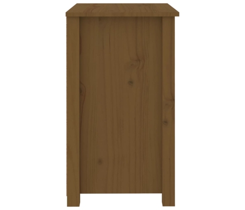 Mesitas de noche 2 uds madera de pino marrón miel 50x35x61,5 cm