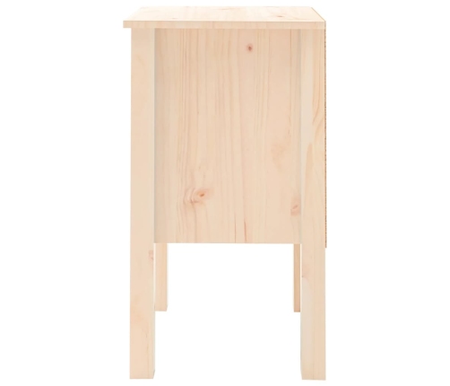 Mesita de noche madera maciza de pino 40x35x61,5 cm