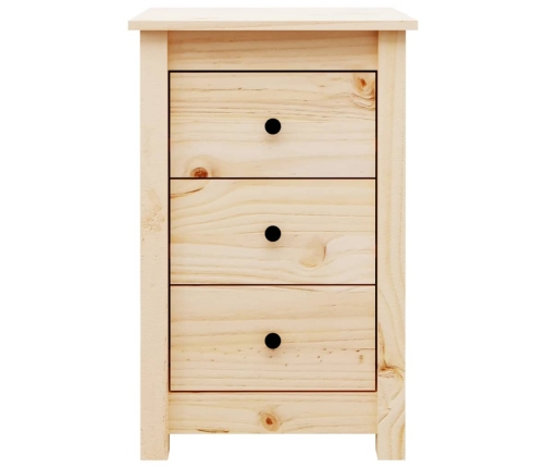 vidaXL Mesita de noche madera maciza de pino 40x35x61,5 cm