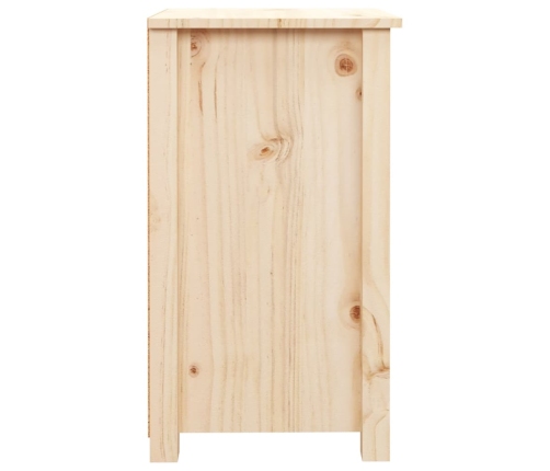 vidaXL Mesita de noche madera maciza de pino 40x35x61,5 cm