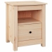 vidaXL Mesita de noche madera maciza de pino 40x35x49 cm