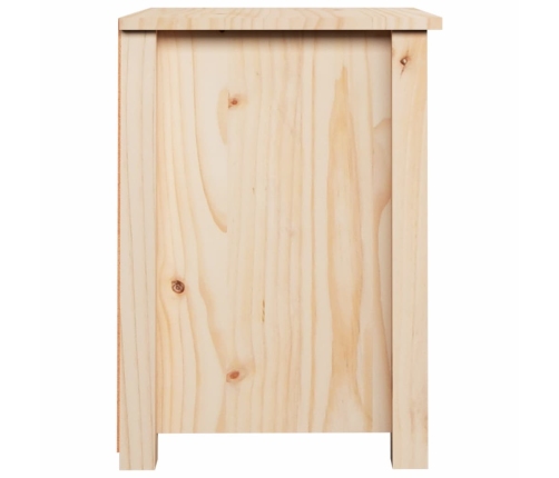 vidaXL Mesita de noche madera maciza de pino 40x35x49 cm