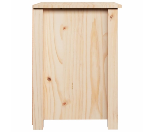 vidaXL Mesitas de noche 2 uds madera maciza de pino 40x35x49 cm