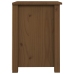 vidaXL Mesita de noche madera maciza de pino marrón miel 40x35x49 cm