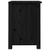 vidaXL Mesitas de noche 2 uds madera maciza de pino negra 40x35x49 cm