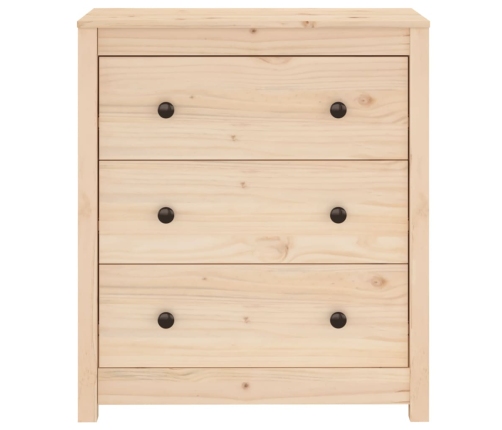 Aparador de madera maciza de pino 70x35x80 cm