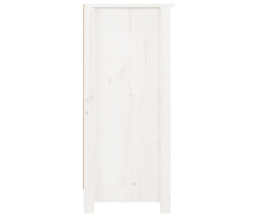 Aparador de madera maciza de pino blanco 40x35x80 cm