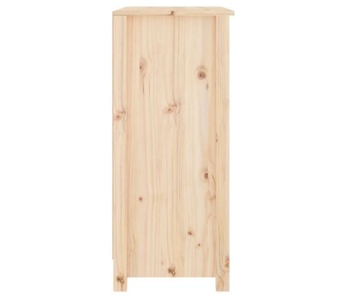 Aparador de madera maciza de pino 70x35x80 cm