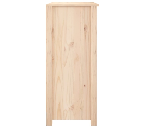 Aparador de madera maciza de pino 70x35x80 cm