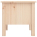 Mesa auxiliar de madera maciza de pino 40x40x39 cm