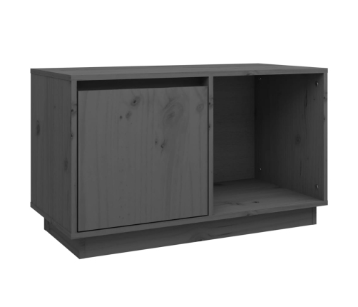 Mueble de TV de madera maciza de pino 74x35x44 cm