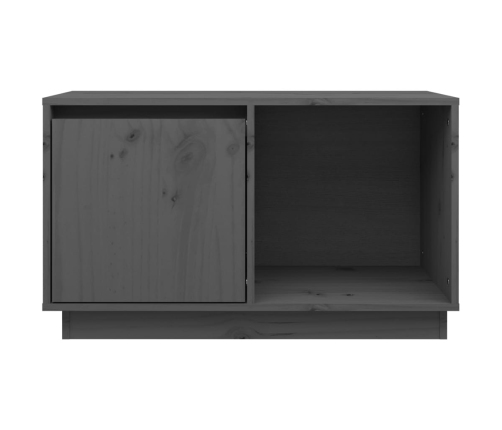 Mueble de TV de madera maciza de pino 74x35x44 cm