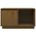 Mueble de TV madera maciza de pino marrón miel 74x35x44 cm