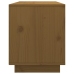 Mueble de TV madera maciza de pino marrón miel 74x35x44 cm