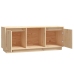 Mueble de TV de madera maciza de pino 110,5x35x44 cm