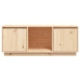 Mueble de TV de madera maciza de pino 110,5x35x44 cm