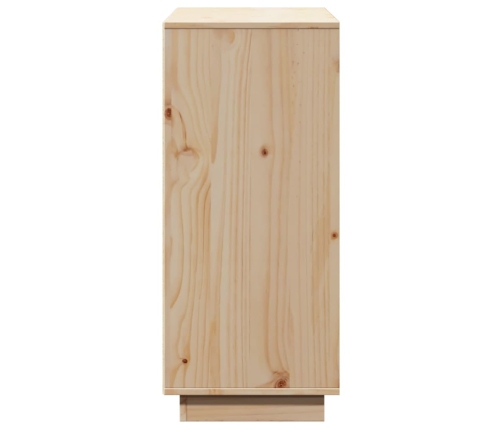 Aparador de madera maciza de pino 110,5x35x80 cm