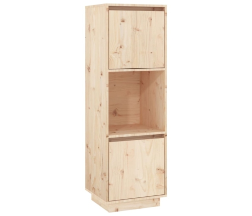 Aparador de madera maciza de pino 38x35x117 cm