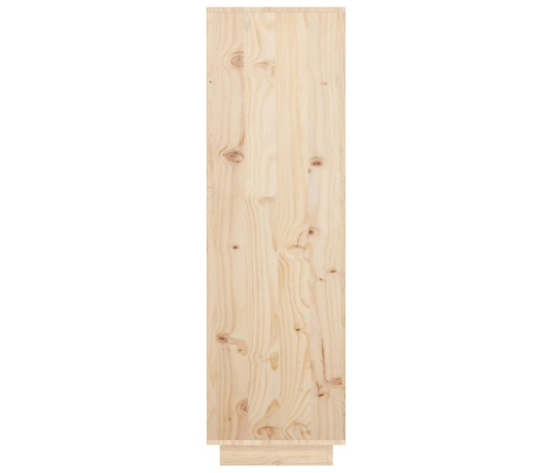 Aparador de madera maciza de pino 38x35x117 cm