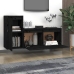 Muebles para TV 2 piezas madera maciza de pino negro