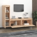 Muebles para TV 3 piezas madera maciza de pino