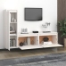 vidaXL Muebles para TV 3 piezas madera maciza de pino blanco