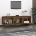 Muebles para TV 3 piezas madera maciza de pino marrón miel