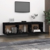 Muebles para TV 3 piezas madera maciza de pino negro