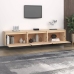 Mueble de TV 3 piezas madera maciza de pino